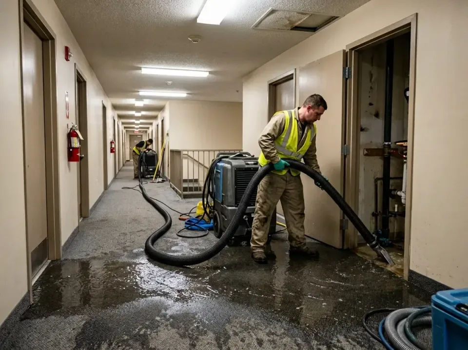 multi-unit-apartment-hallway-f-005 — frequently asked questions, Emergency Burst Pipe Water Extraction & Removal in Elgin, IL